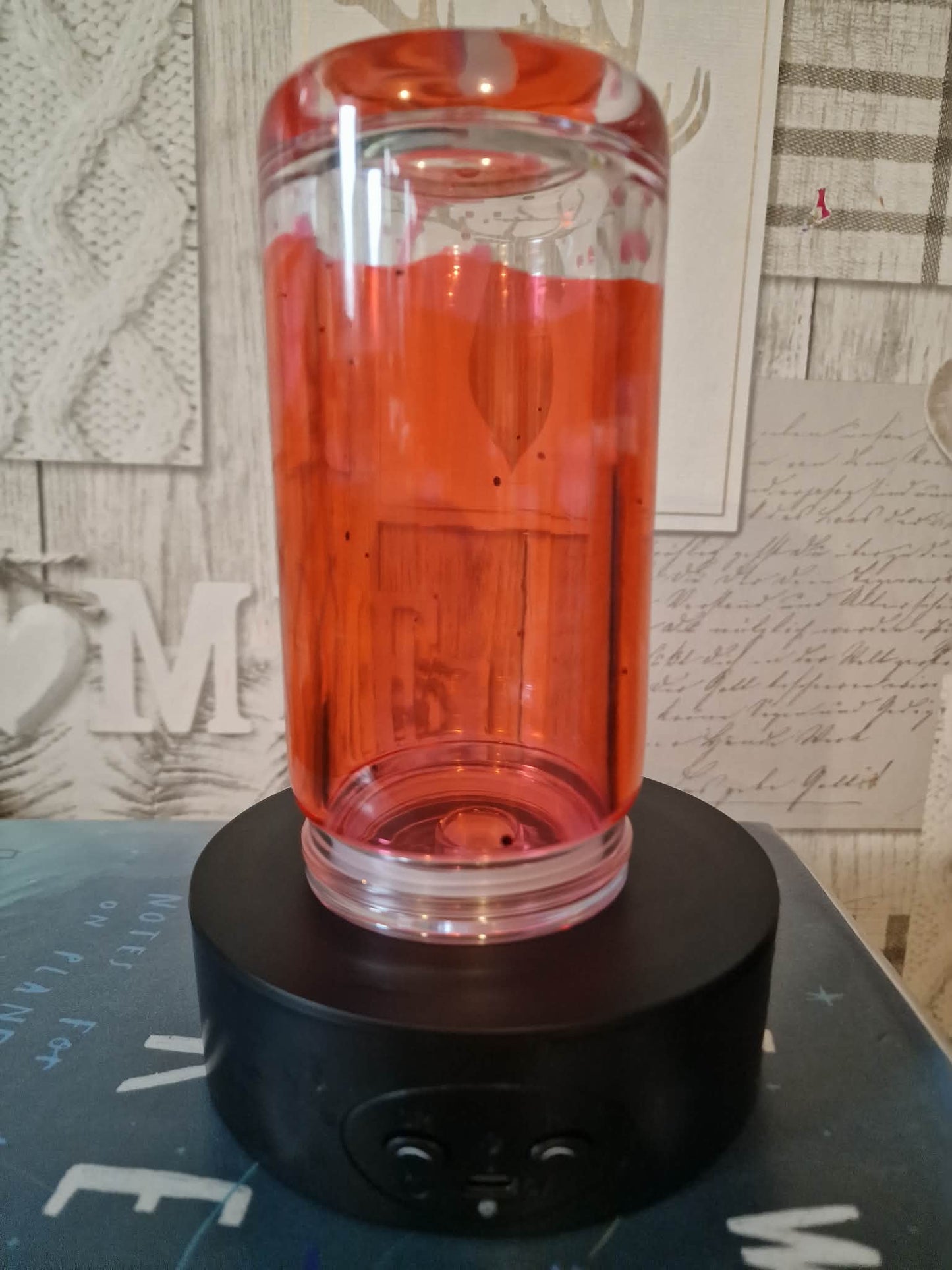 16oz lava lamp snow globe tumbler