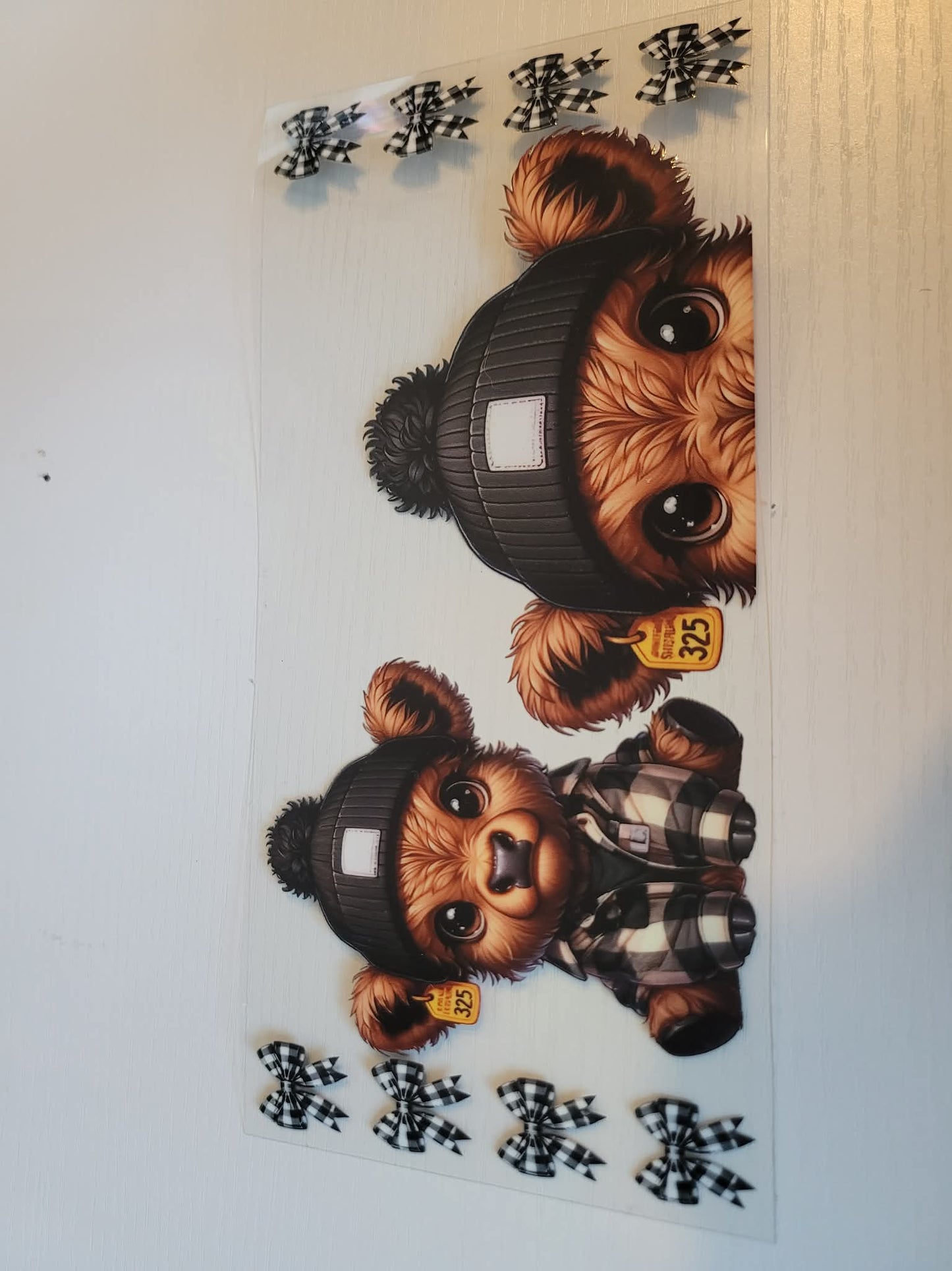 Highland cow decals