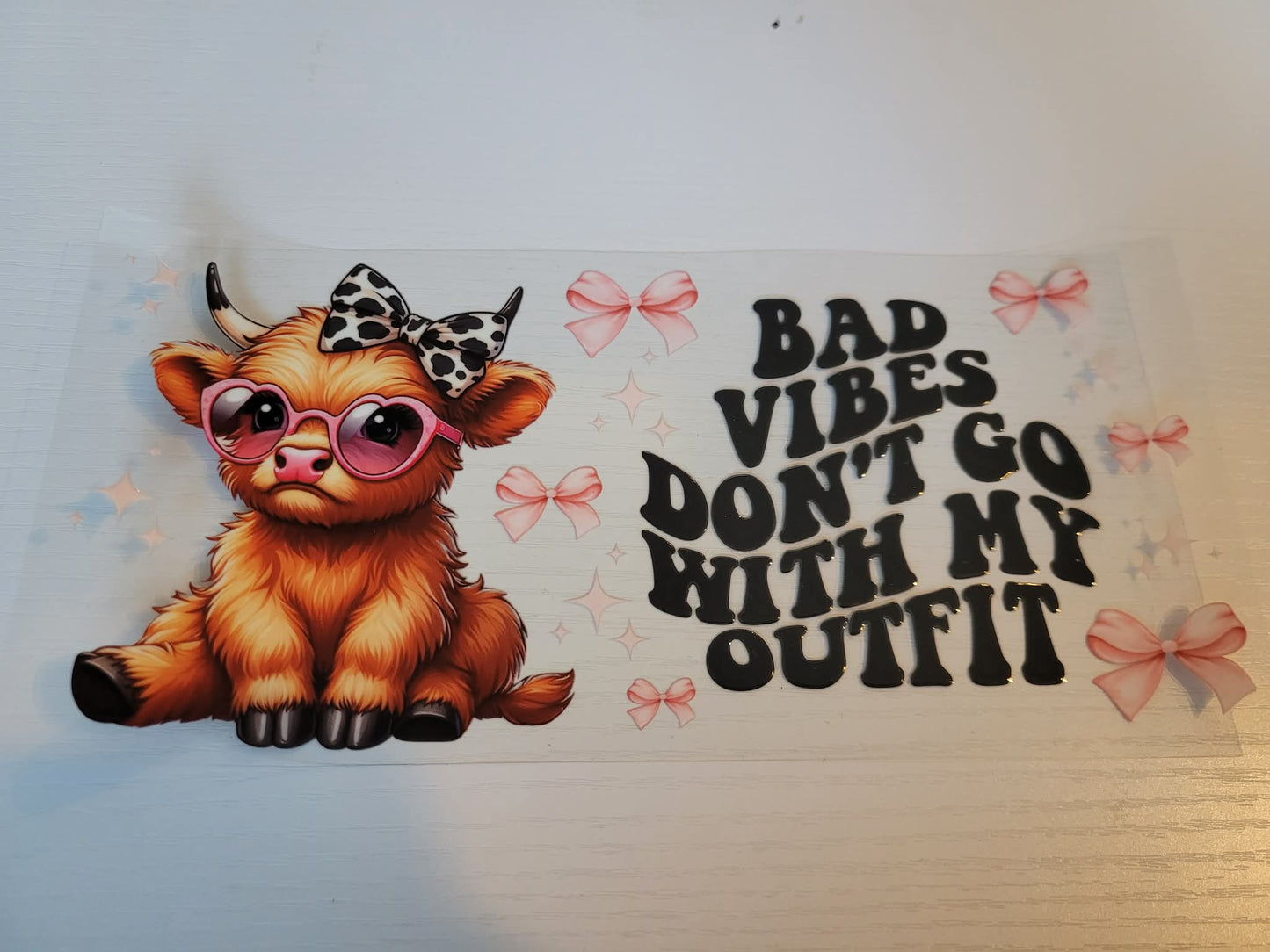 Highland cow decals