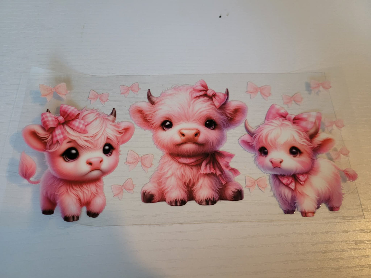 Highland cow decals
