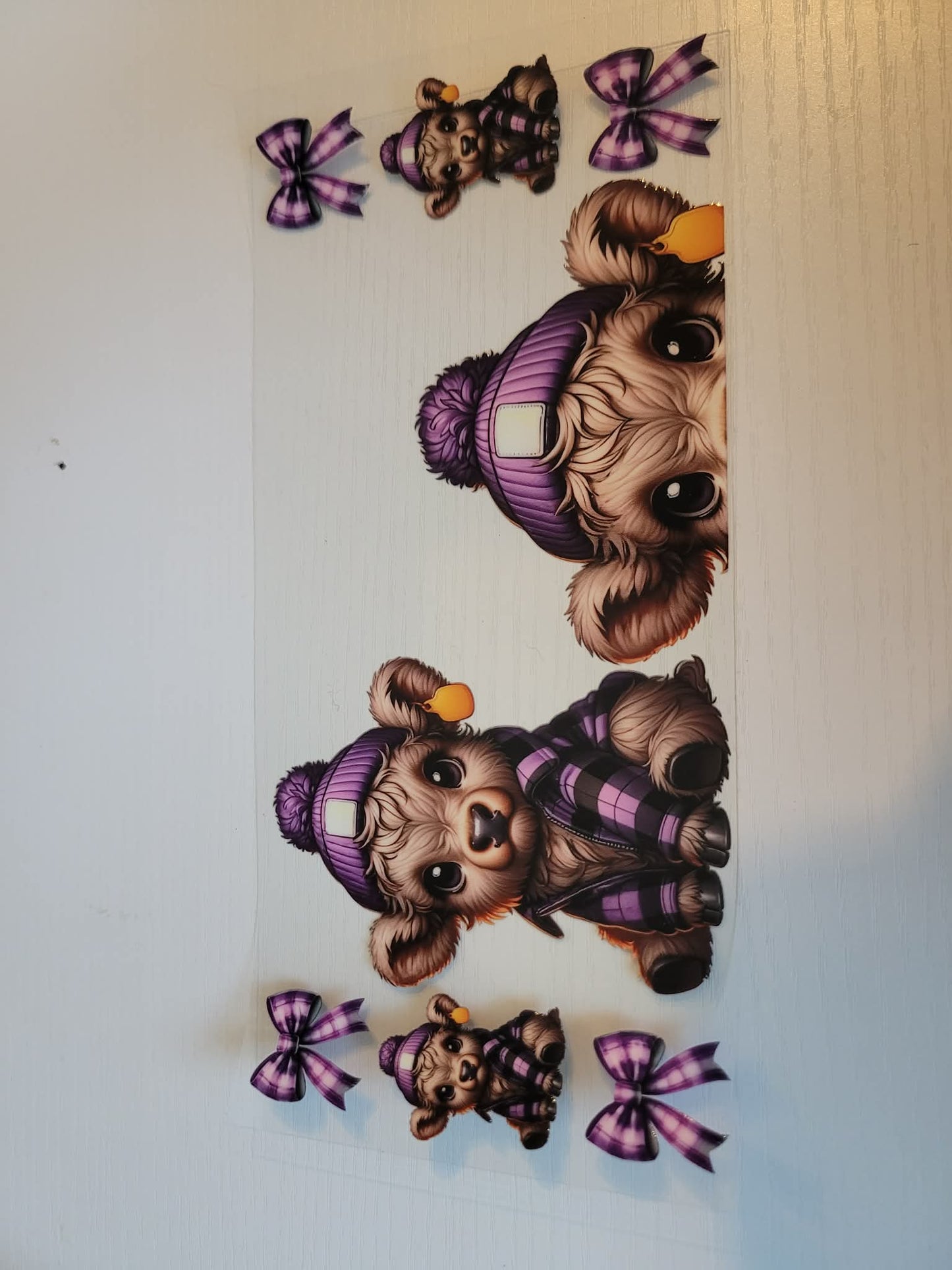 Highland cow decals
