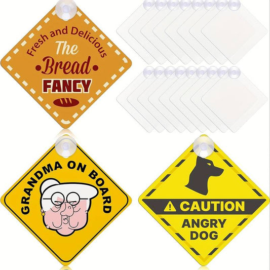 Personalised car signs