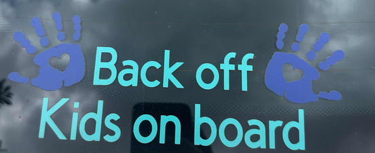 kids on board car sticker (vinyl)