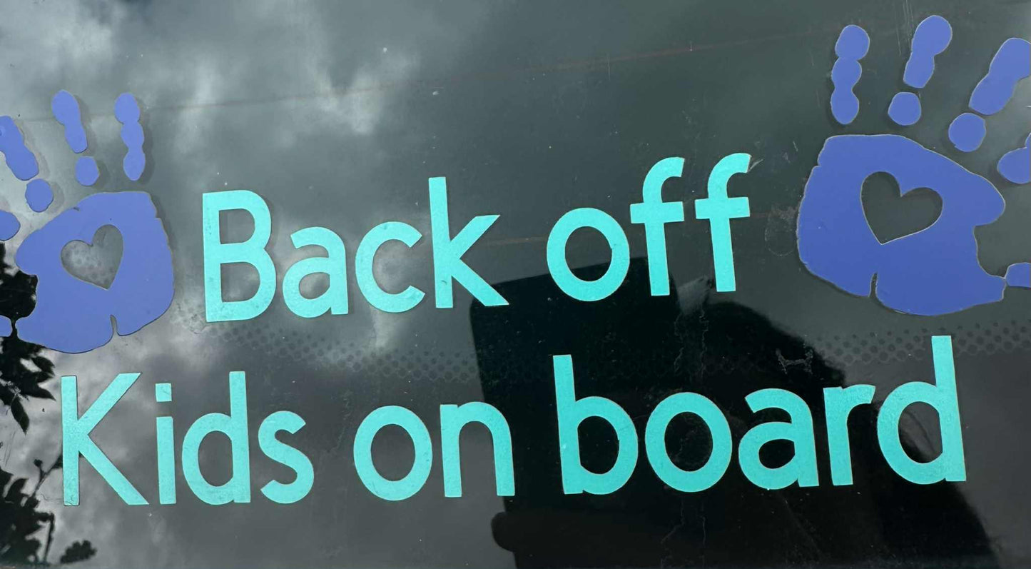 kids on board car sticker (vinyl)