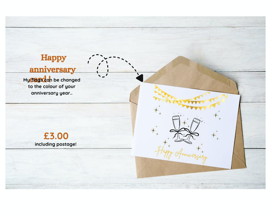 Happy anniversary card