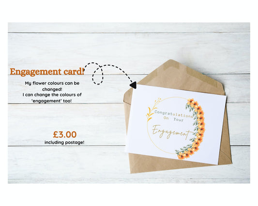 Congratulations on your engagement card