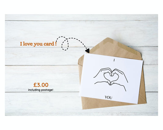 I love you card