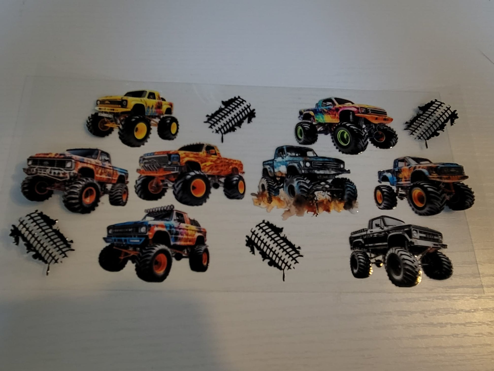 Collection of monster truck decals